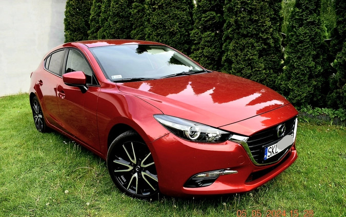 Mazda 3 cena 65000 przebieg: 80130, rok produkcji 2017 z Mieszkowice małe 466